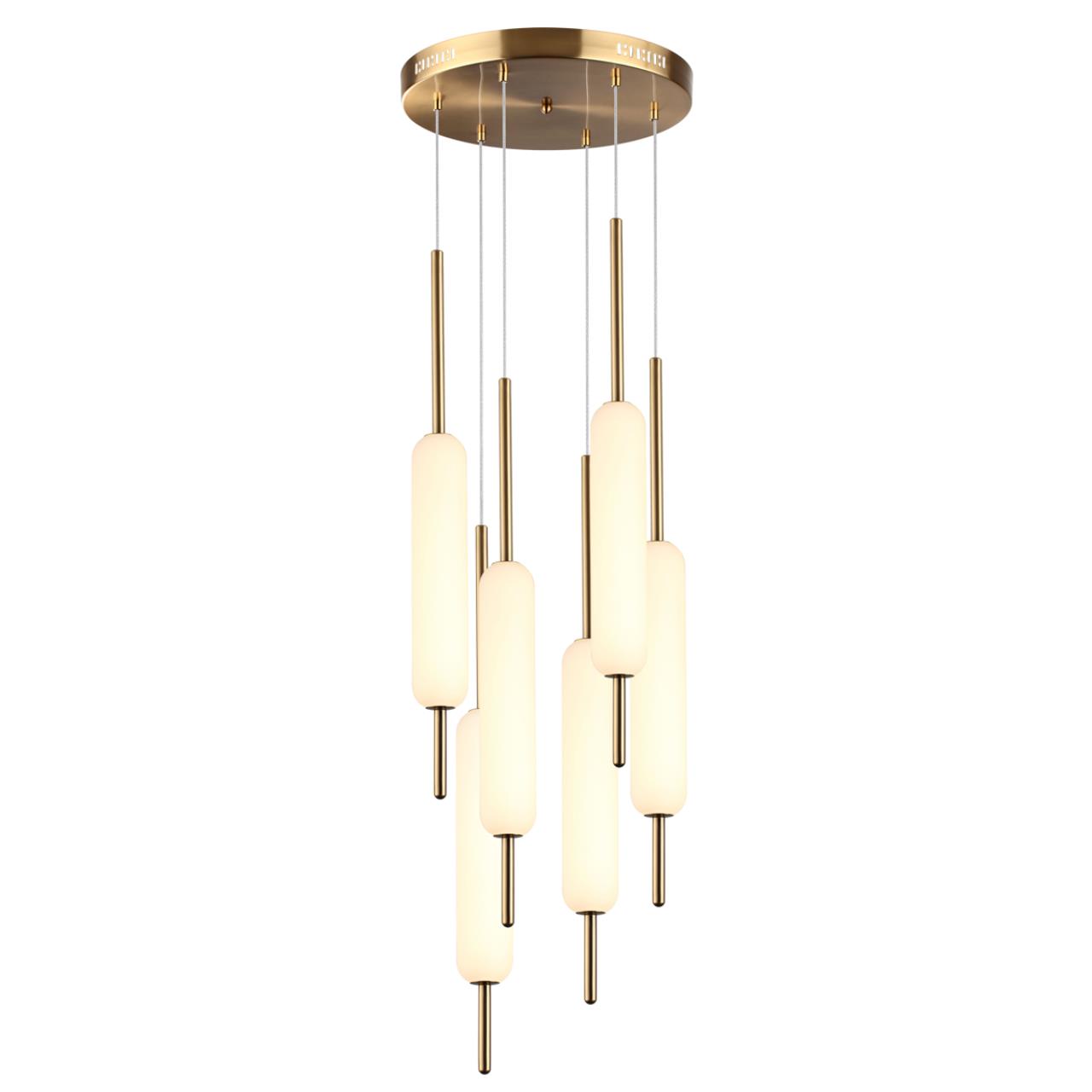 Картинка Подвесной светодиодный светильник Odeon Light Pendant Reeds 4794/72L