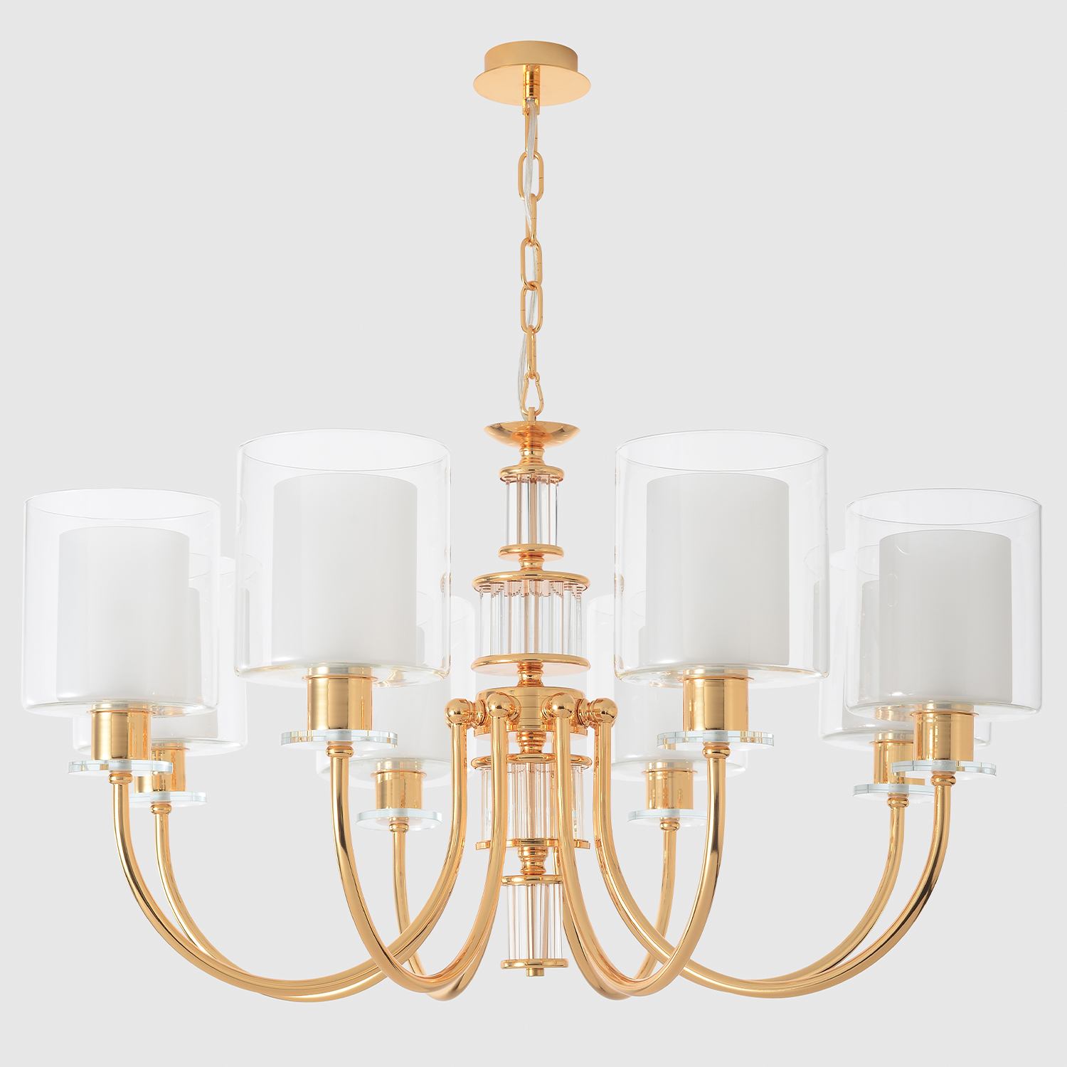 Картинка Люстра Crystal Lux ELENA 1621/308