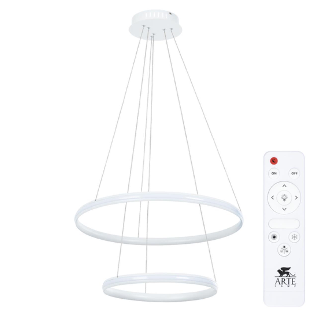 Картинка Подвесной светильник Arte Lamp MERIDIANA A2198SP-2WH