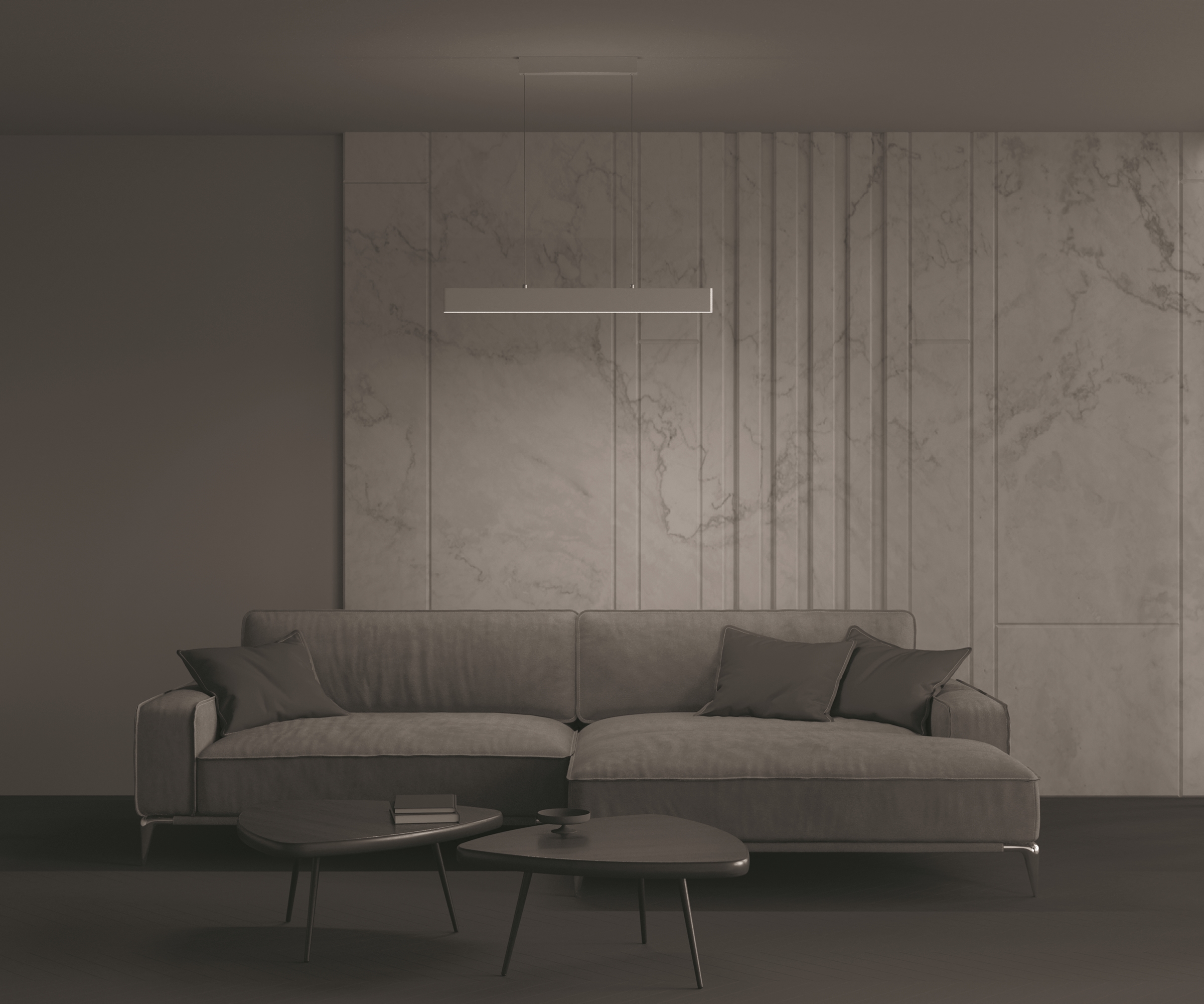 Картинка Подвесной светодиодный светильник Maytoni Step P010PL-L23W