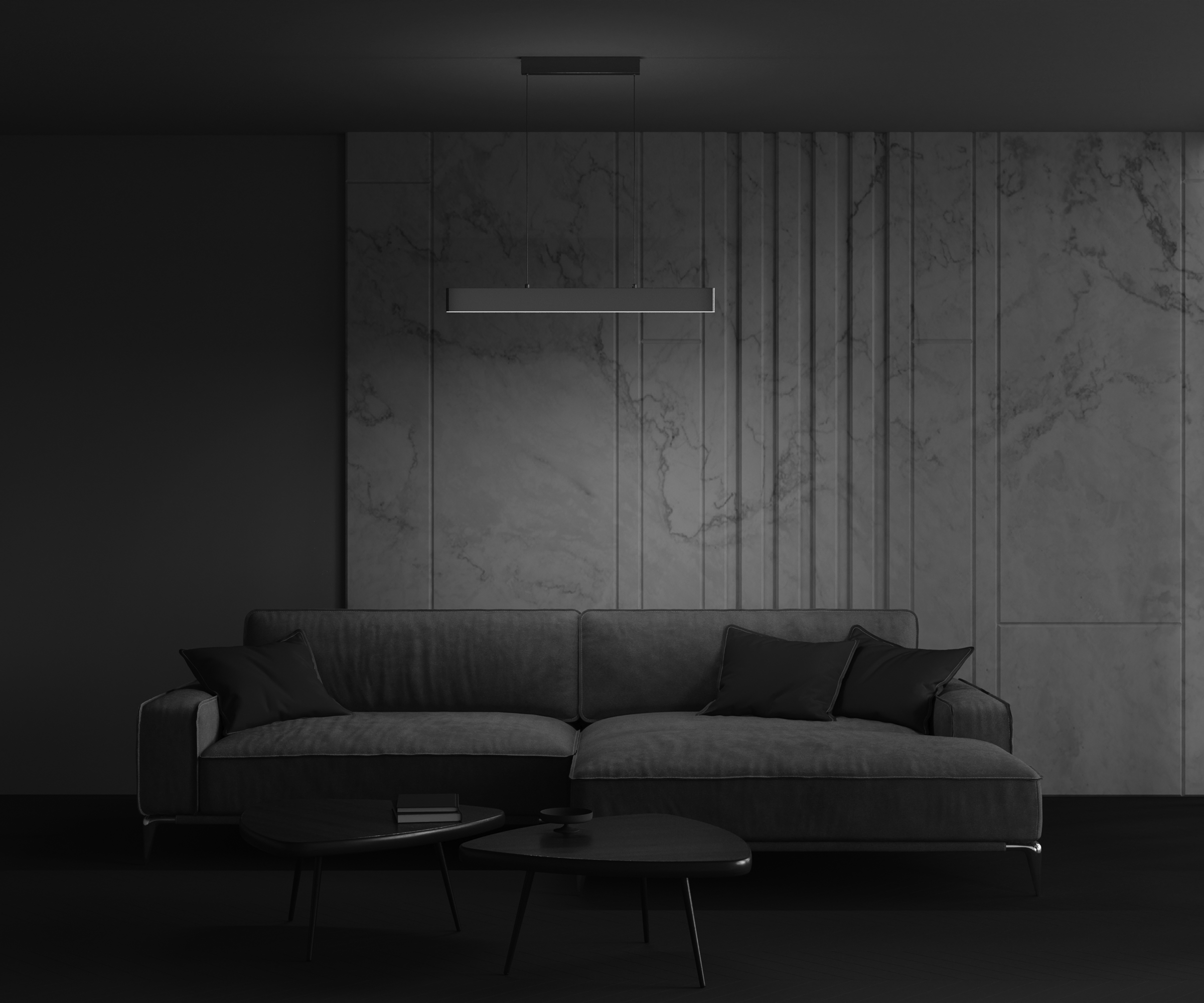 Картинка Подвесной светильник Step P010PL-L23G4K