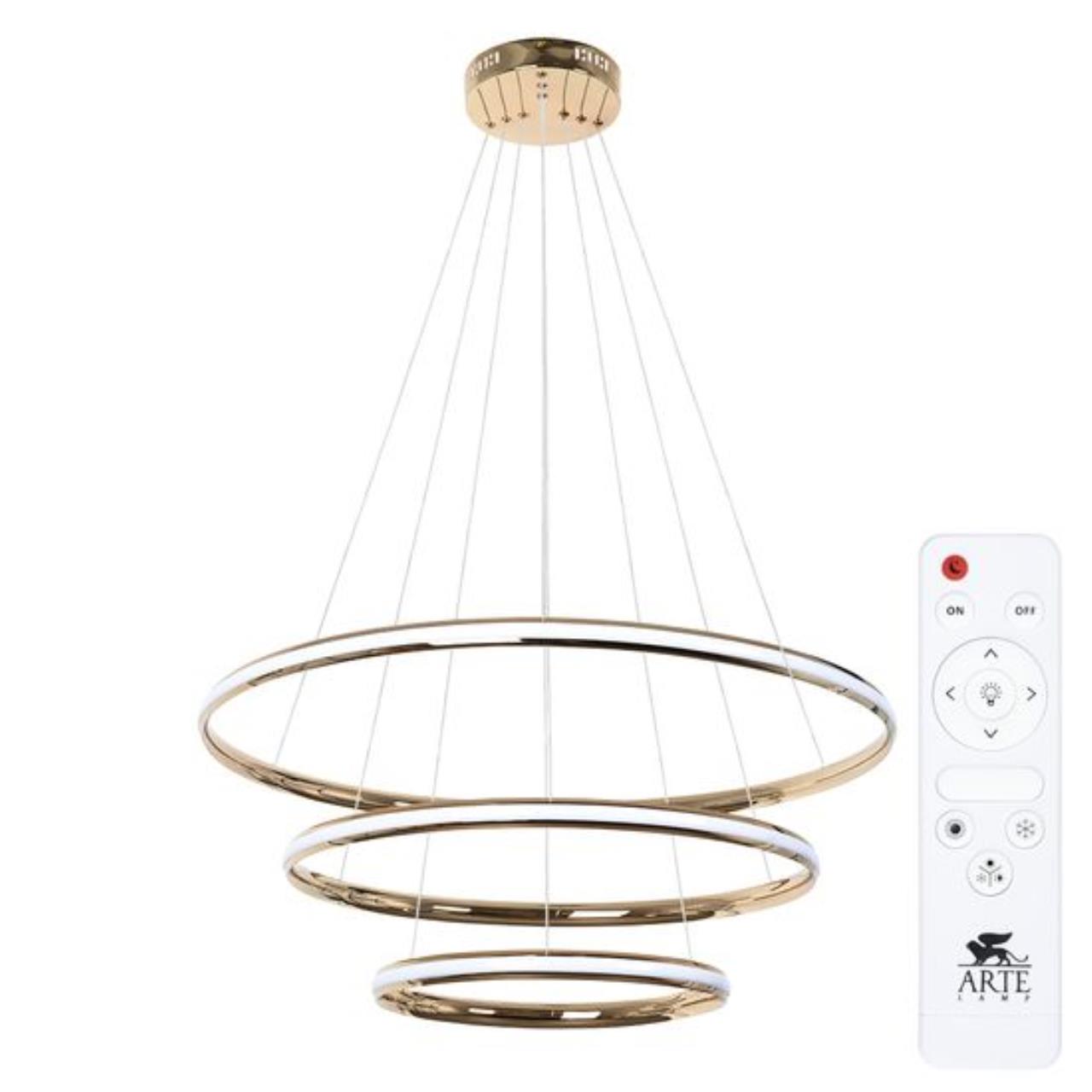 Картинка Подвесной светильник Arte Lamp MERIDIANA A2198SP-3GO