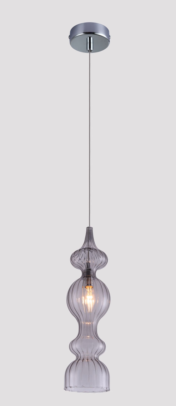 Картинка Светильник подвесной Crystal Lux IRIS SP1 A SMOKE Crystal Lux 2071/201