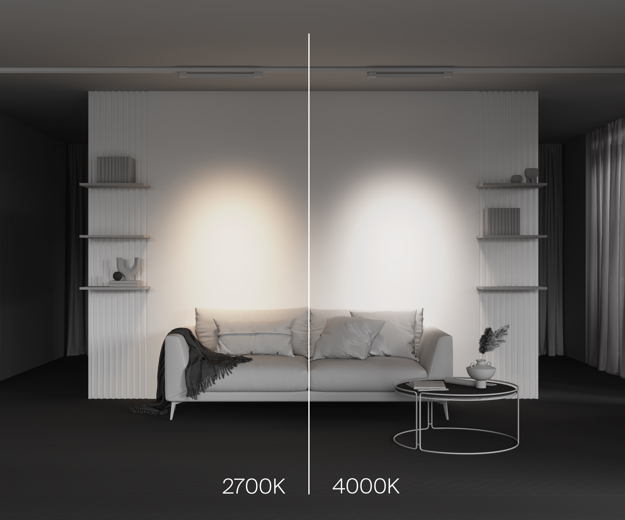 Картинка Трековый светильник Technical TR195-3-20W2.7K-M-W