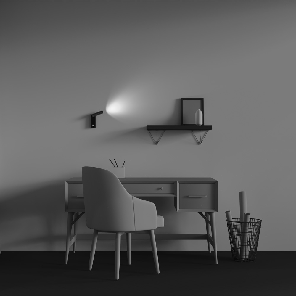 Картинка Настенный светильник (бра) Technical C078WL-L3BBS3K