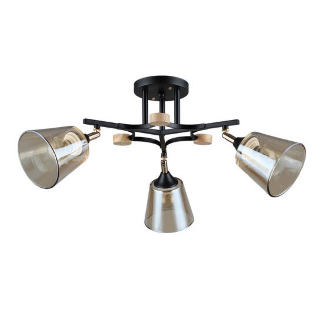 Картинка Потолочный светильник Arte Lamp GLASSY A5078PL-3BK