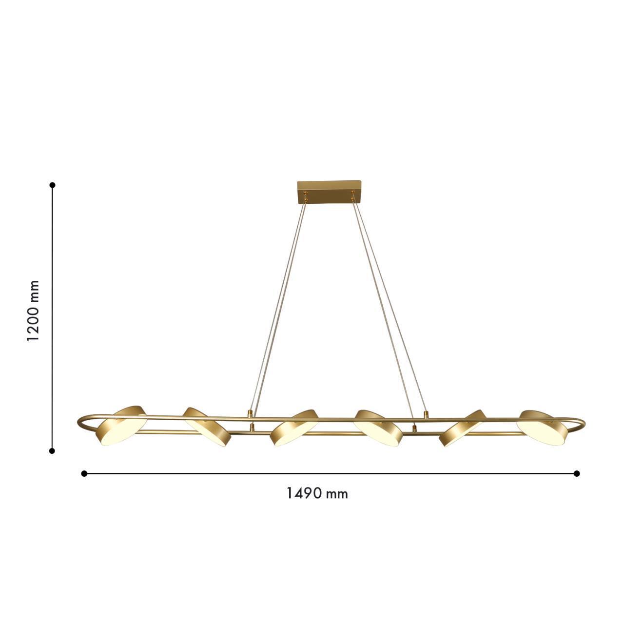 Картинка Подвесная люстра Abris F-Promo 4677-6P