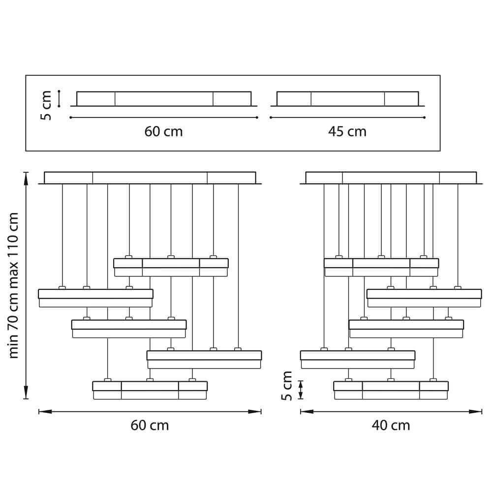Картинка Подвесная светодиодная люстра Lightstar Unitario 763437