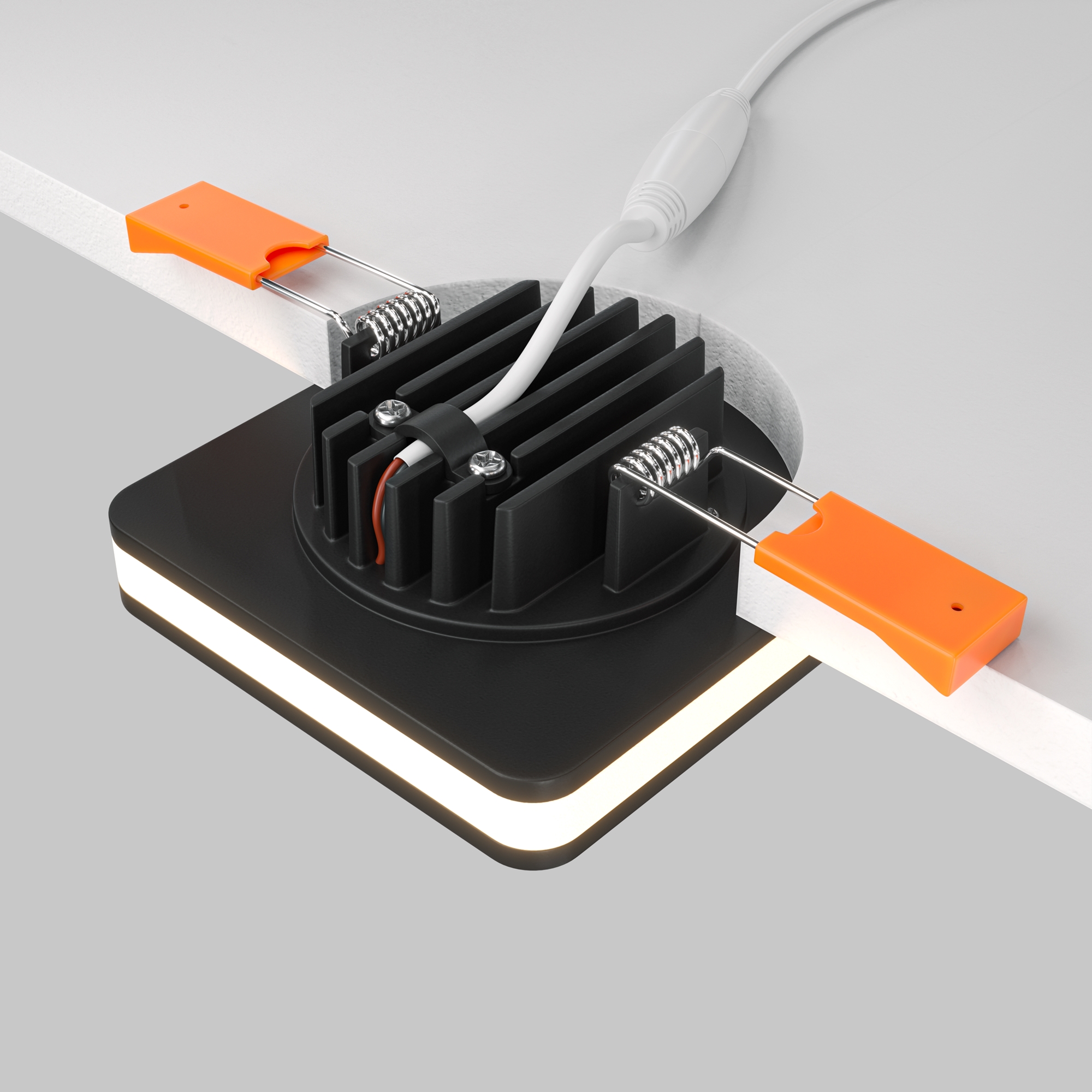 Картинка Встраиваемый светодиодный светильник Maytoni Phanton DL2001-L7B