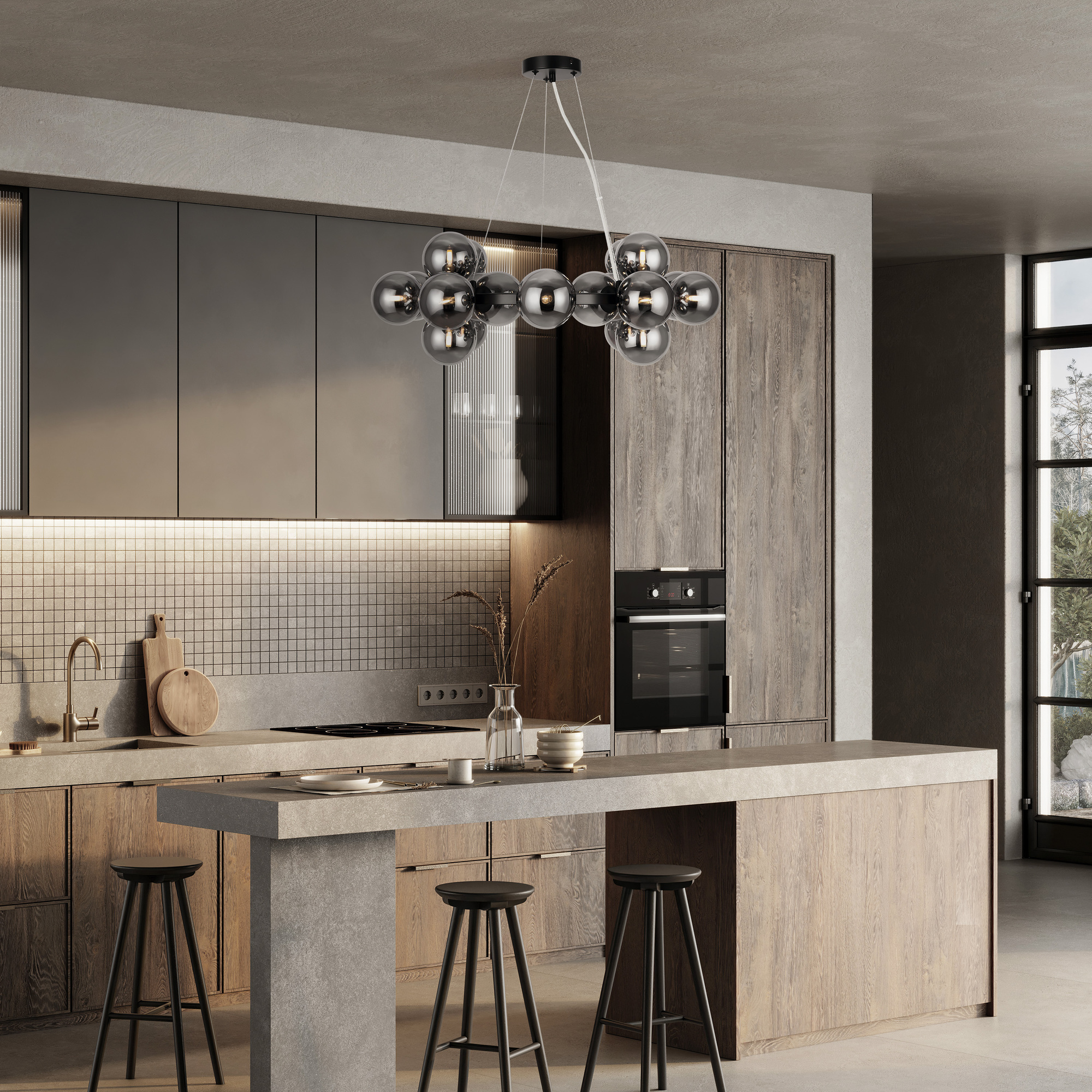 Картинка Подвесной светильник Maytoni MOD545PL-25B