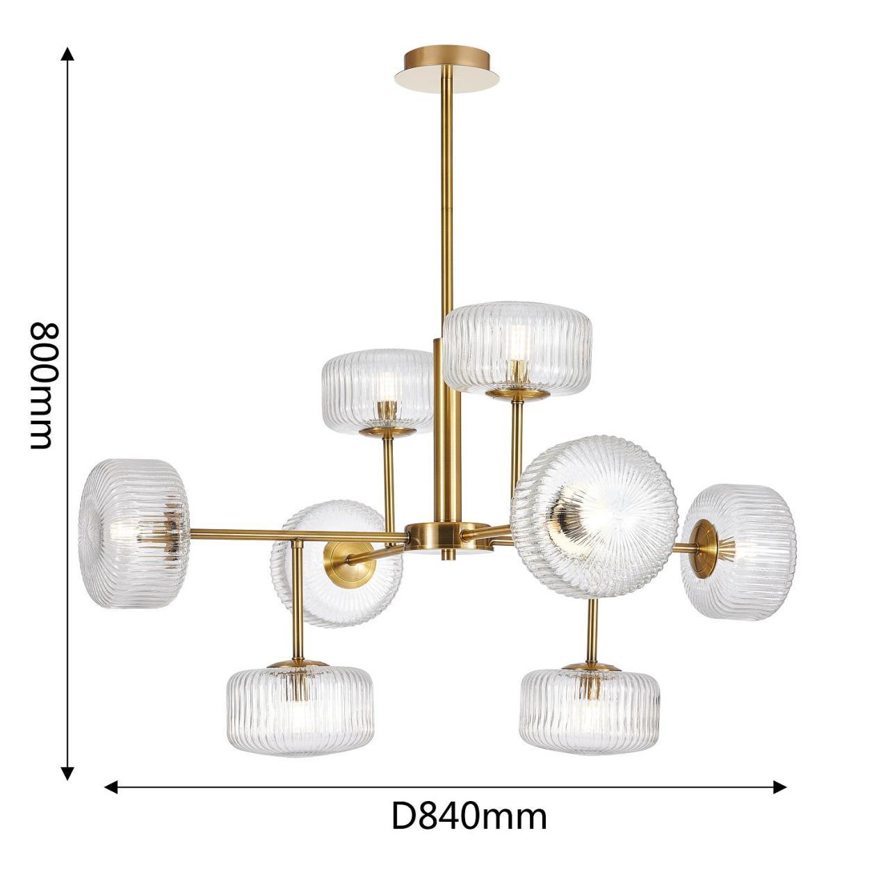 Картинка Подвесная люстра Malinconia 4051-8P