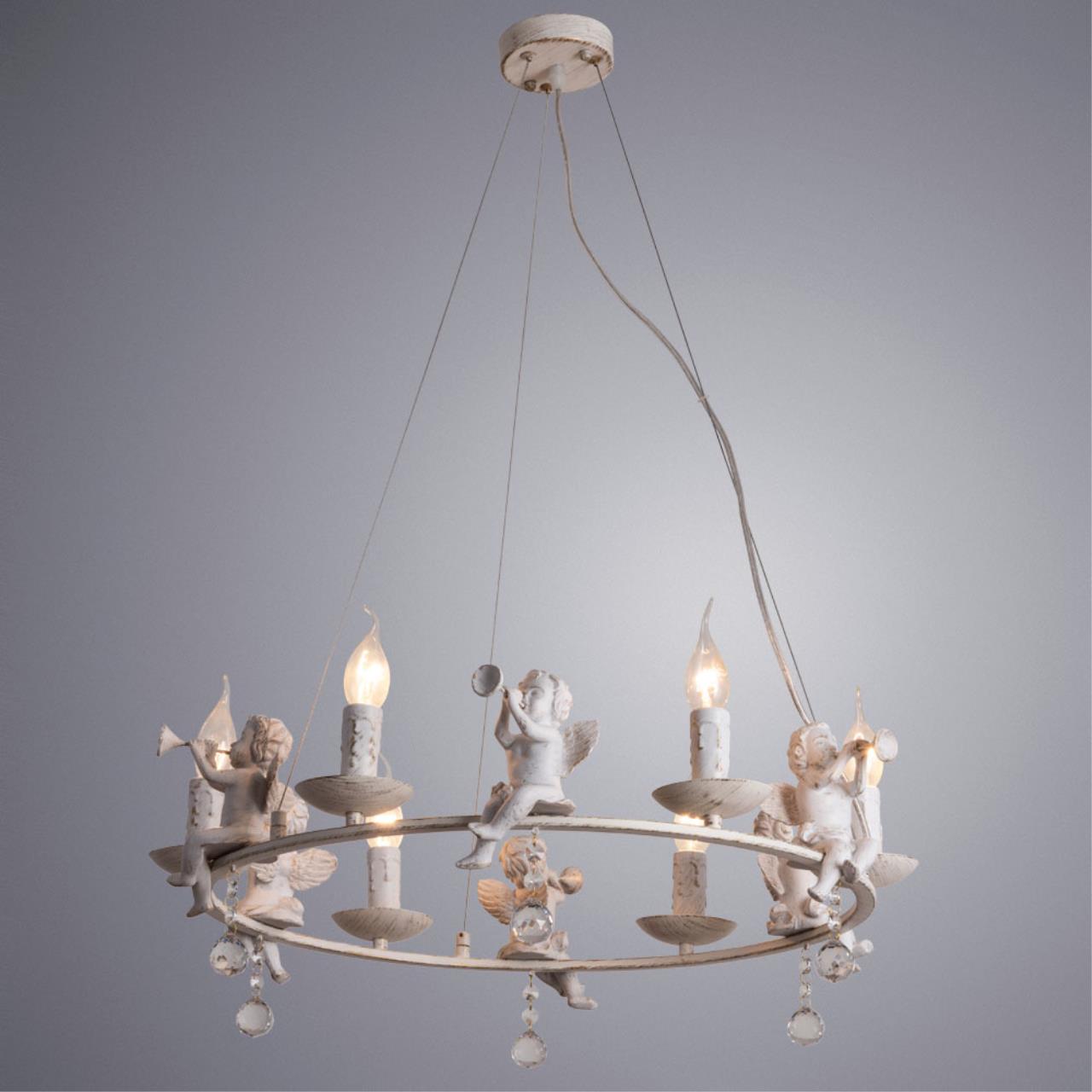 Картинка Подвесная люстра Arte Lamp Amur A1133SP-6WG