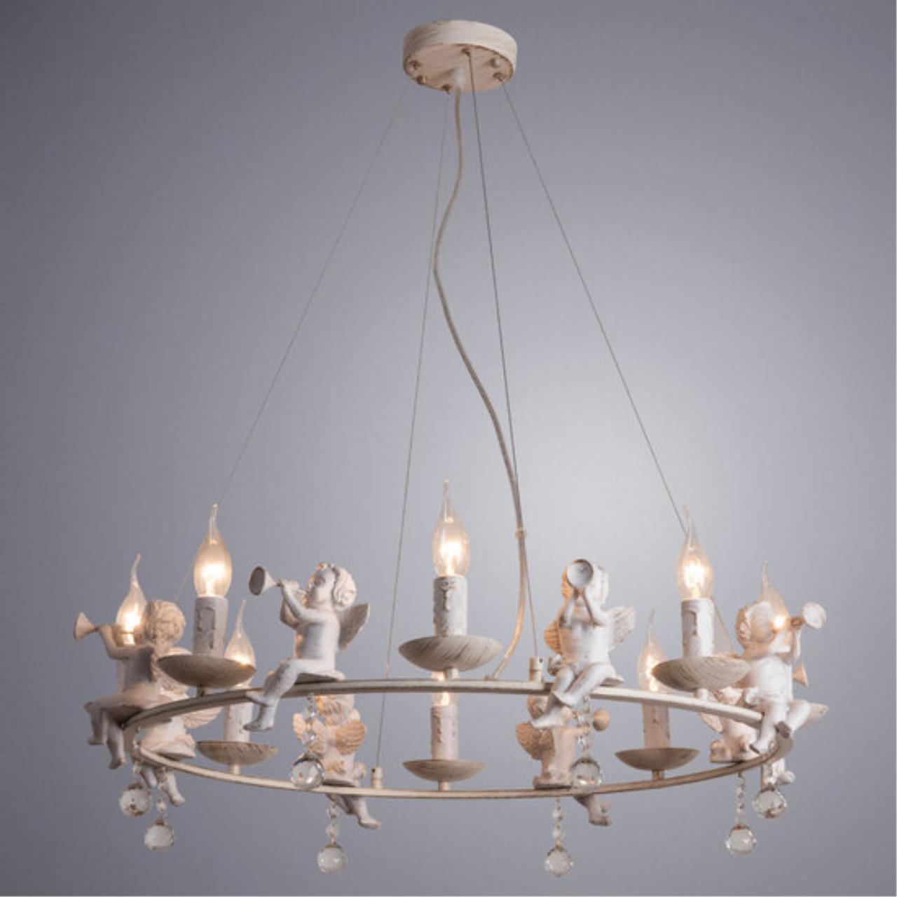 Картинка Подвесная люстра Arte Lamp Amur A1133SP-8WG