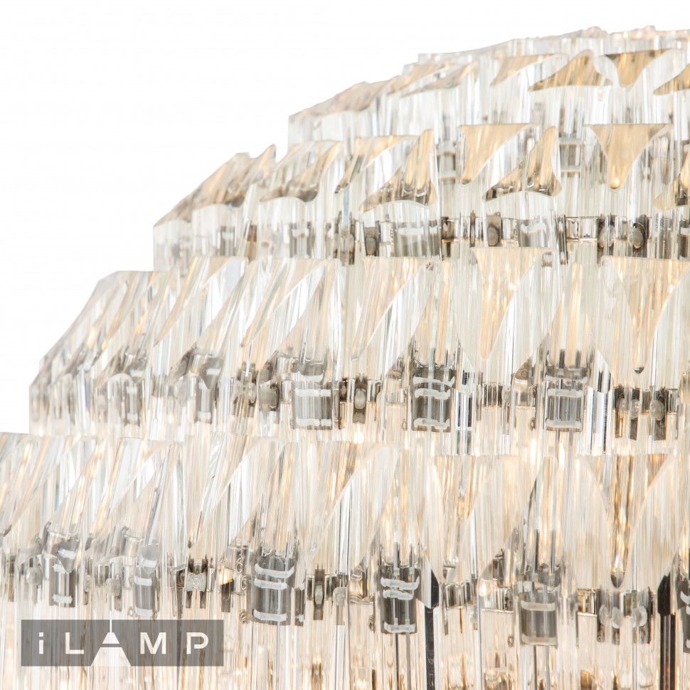 Картинка Подвесная люстра iLamp Manhattan 103D-10 Nickel