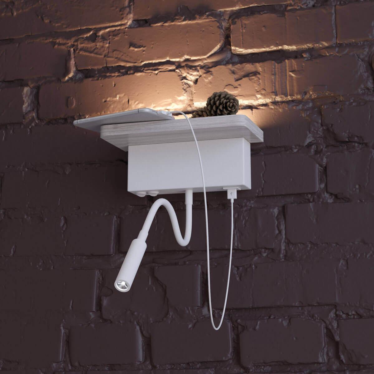 Картинка Бра Odeon Light Hightech Woody 3869/8WL
