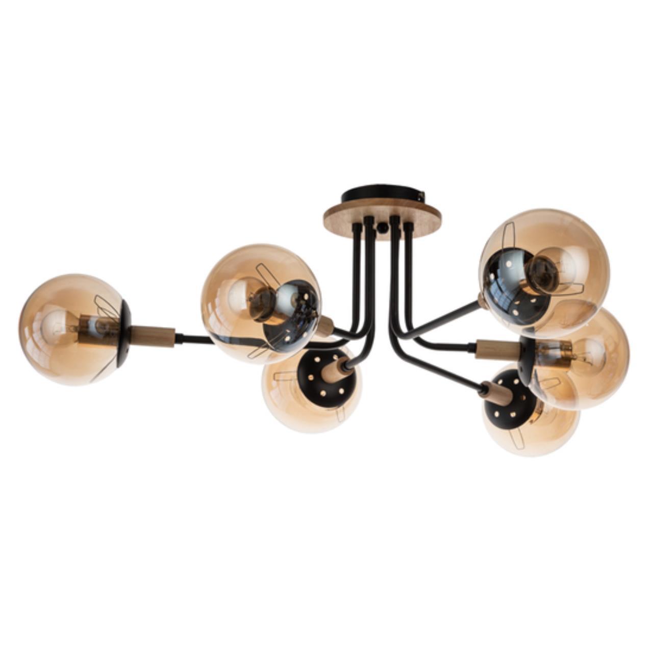 Картинка Потолочная люстра Arte Lamp Oxford A2716PL-6BK