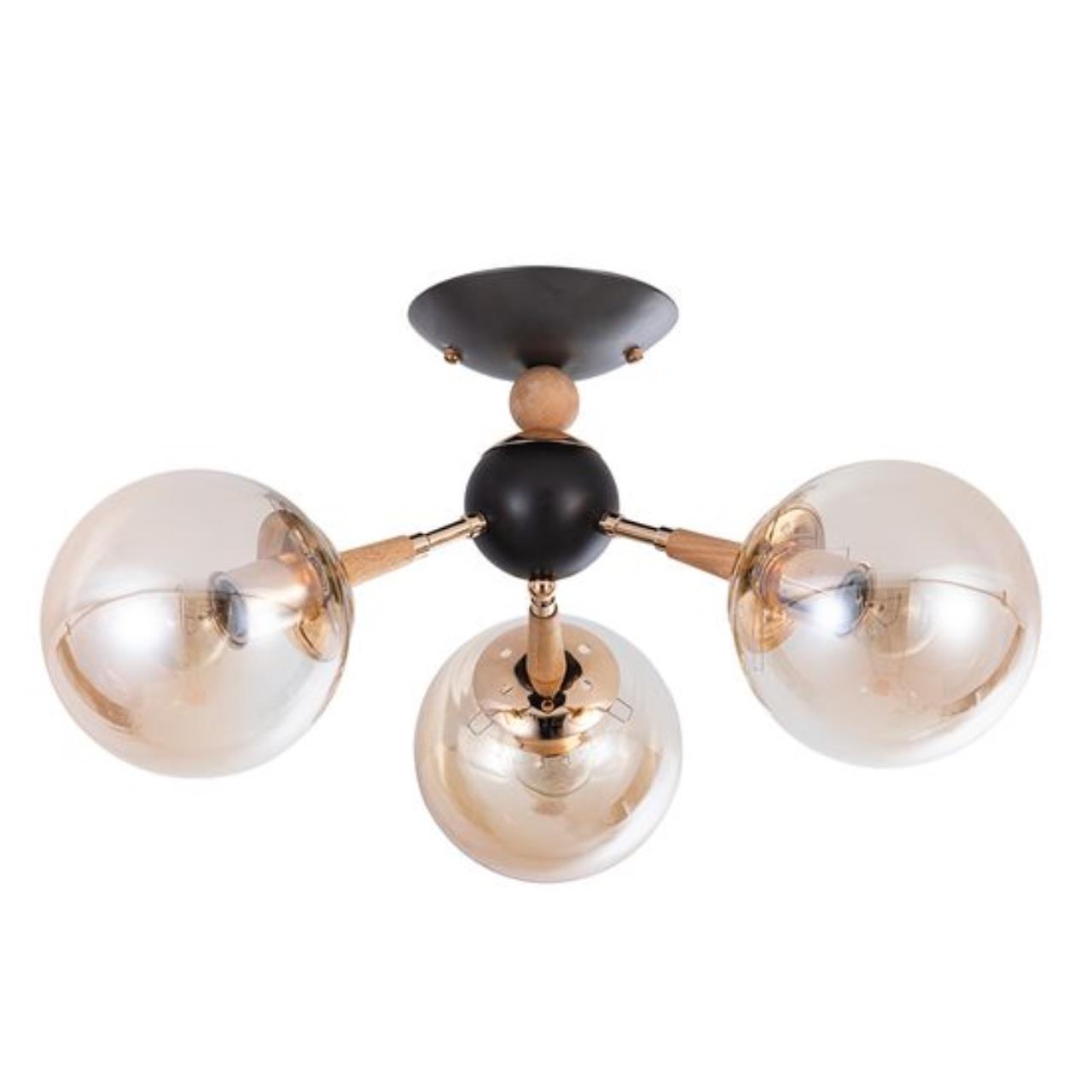 люстры потолочный светильник arte lamp boston a4485pl-3bk, доставка по Казахстану 