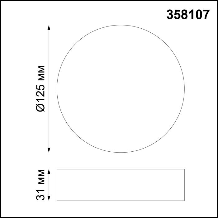 Картинка Потолочный светодиодный светильник Novotech Over Ornate 358107