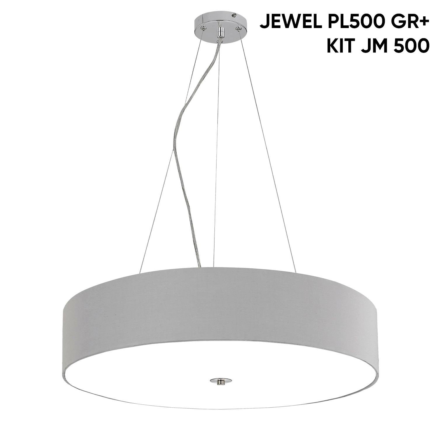 Картинка Светильник потолочный Crystal Lux JEWEL PL500 GR Crystal Lux 2111/106