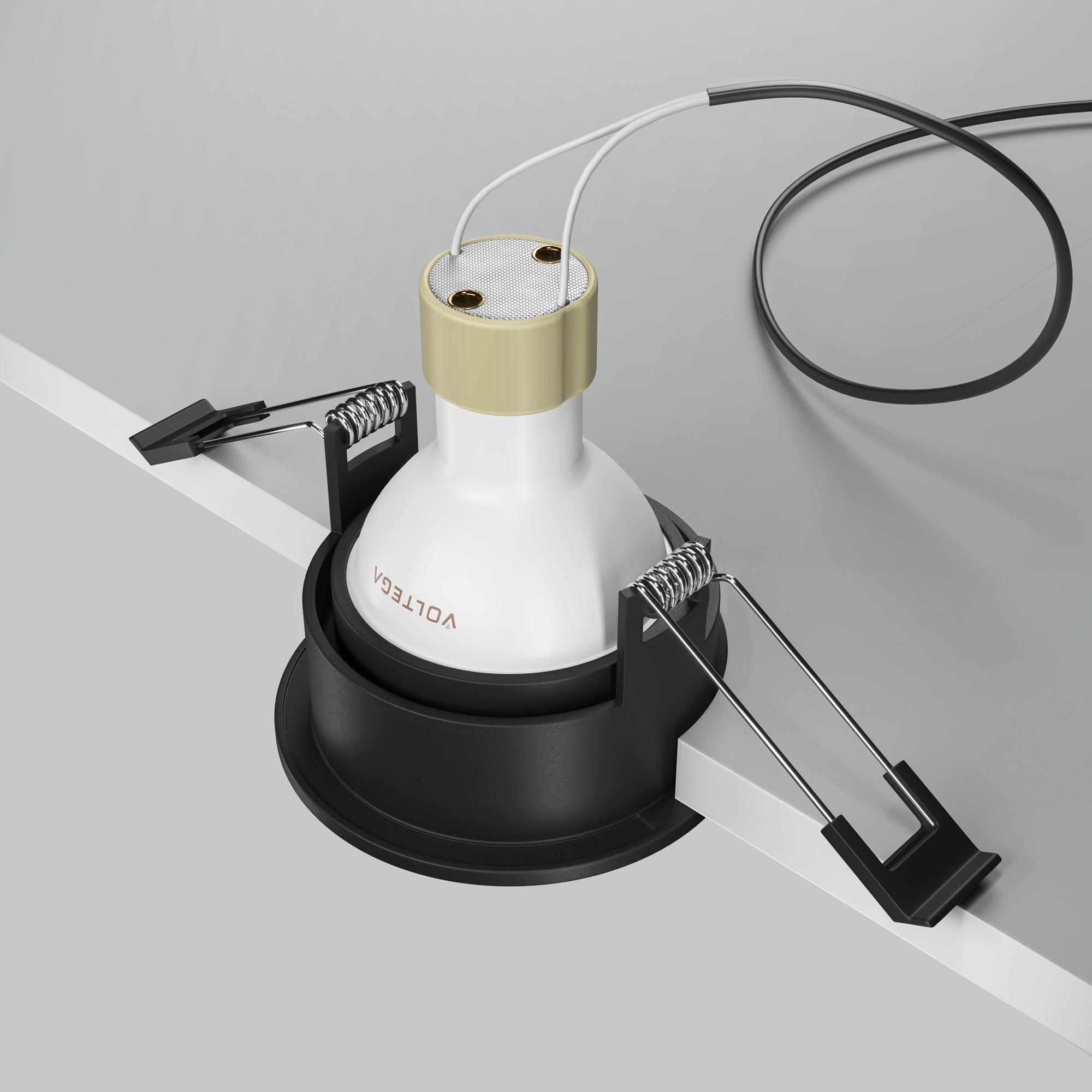 Картинка Встраиваемый светильник Technical DL126-GU10-B