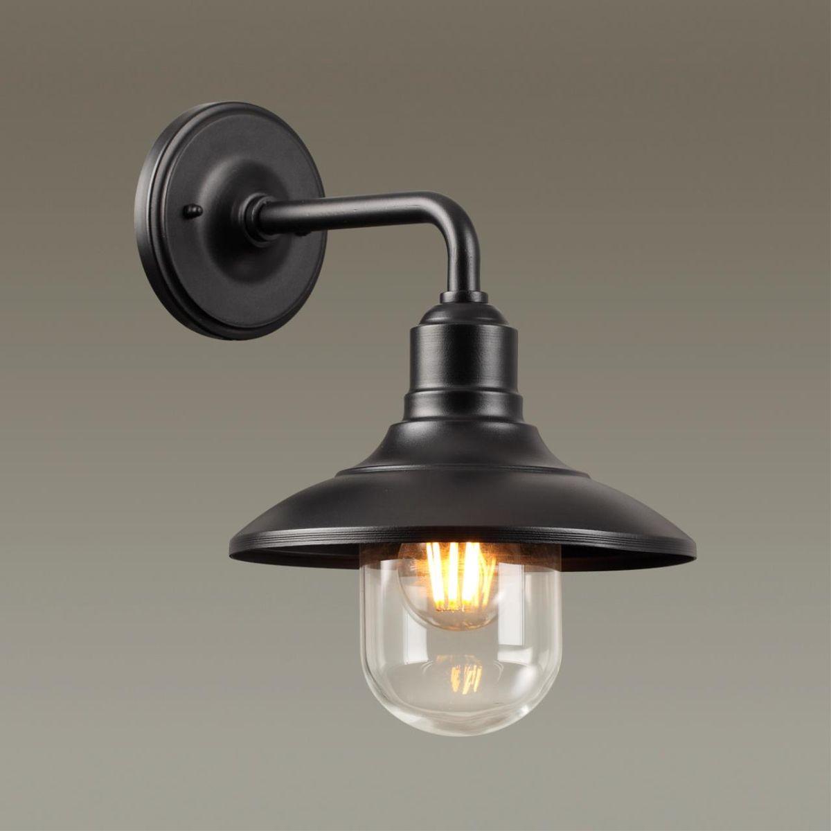 Картинка Уличный настенный светильник Odeon Light Nature Campa 4965/1W