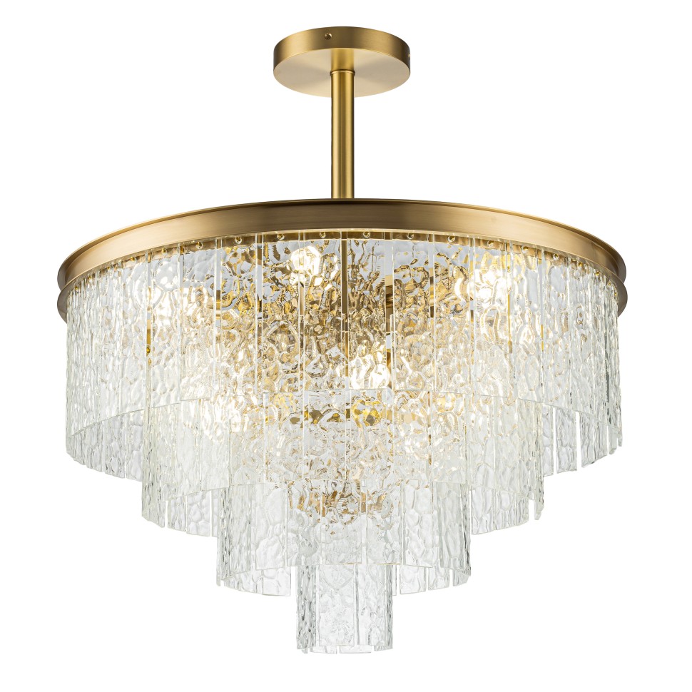 подвесная люстра belfast harland 6308-6 br cl, доставка по Казахстану 