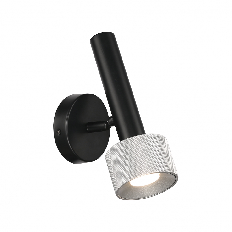 Картинка Светильник настенный iLedex Delta iLedex 2360-1 BK+SL