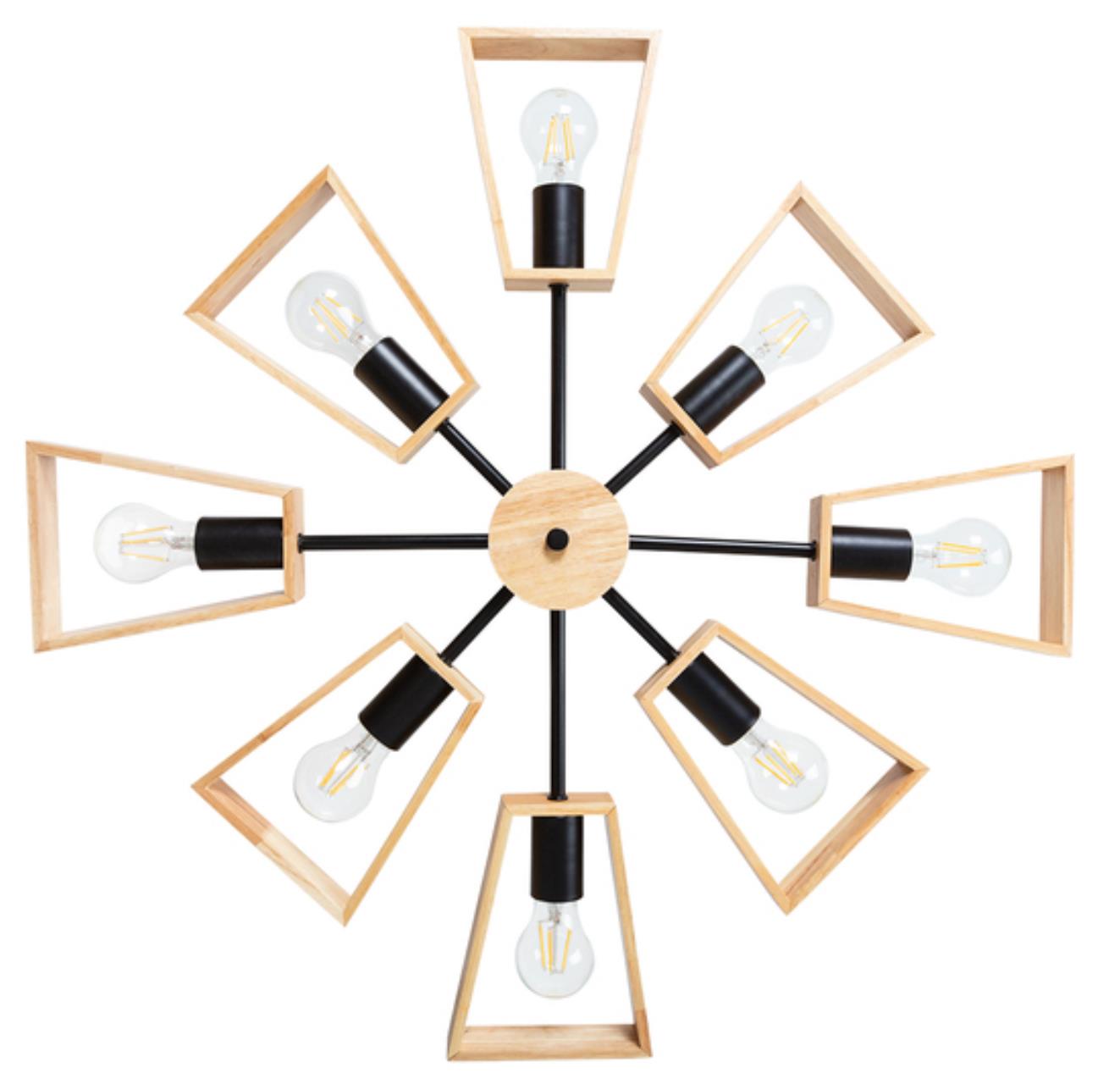 Картинка Потолочный светильник Arte Lamp BRUSSELS A8030PL-8BK