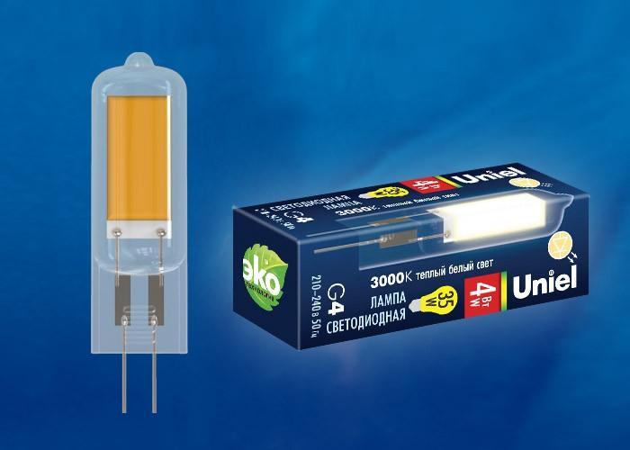 Картинка LED-JC-220/4W/3000K/G4/CL GLZ08TR
