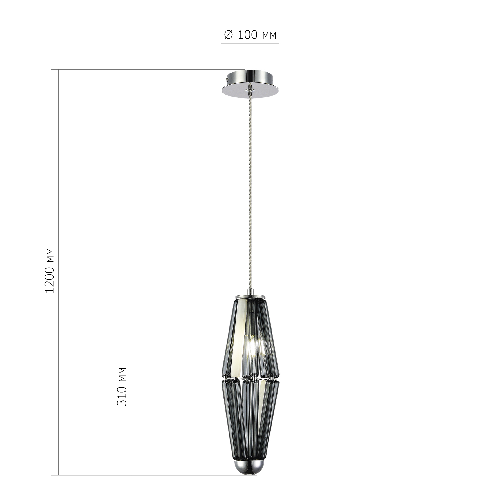 Картинка SL1242.103.01 Светильник подвесной ST-Luce CIARA
