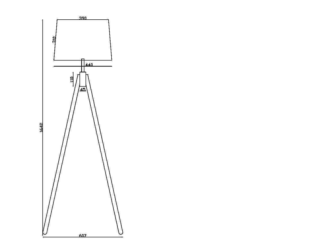 Картинка Напольный светильник (торшер) Maytoni Z177FL-01B