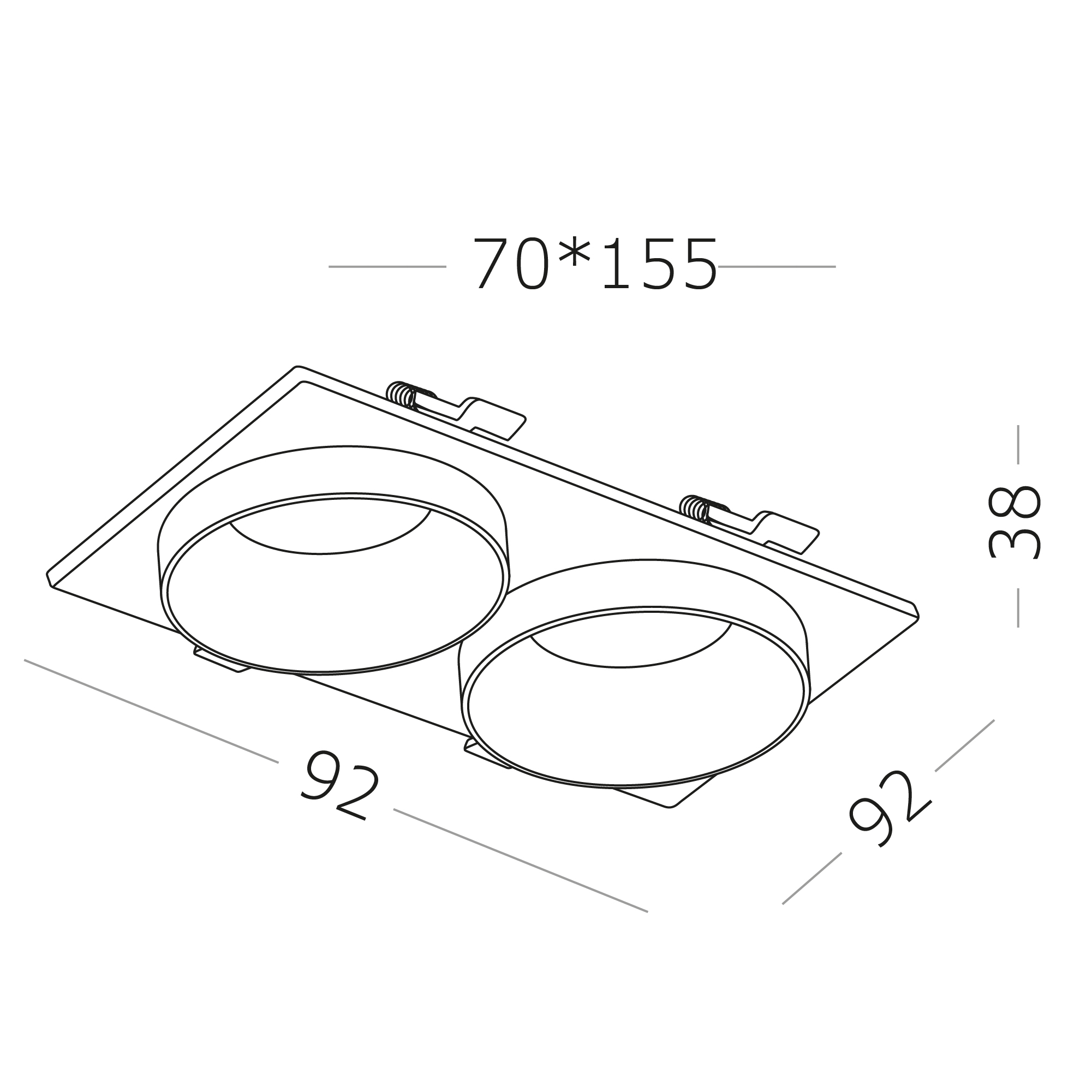 Картинка Встраиваемый светильник ST Luce ST206.528.02