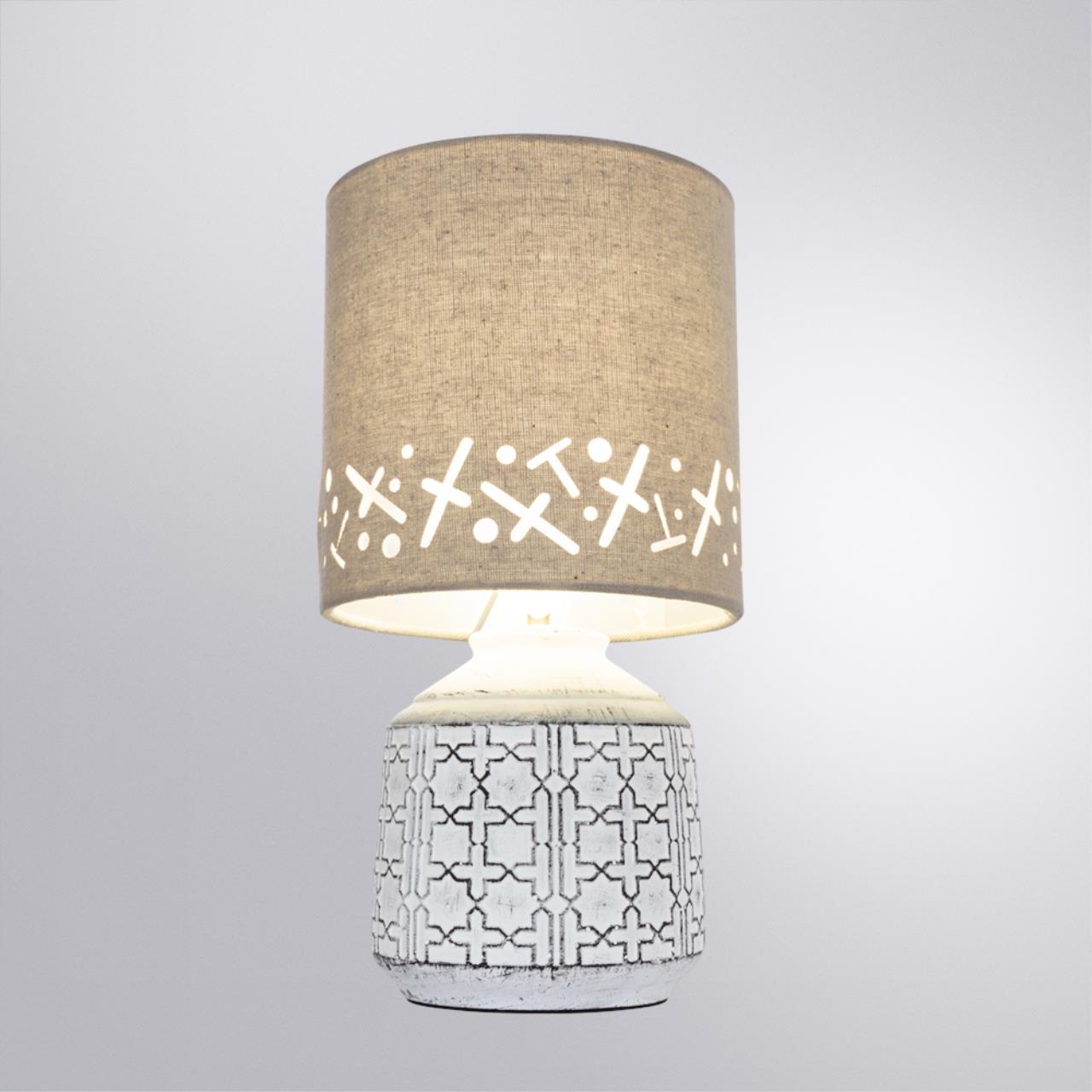 Картинка Настольная лампа Arte Lamp Bunda A4007LT-1WH