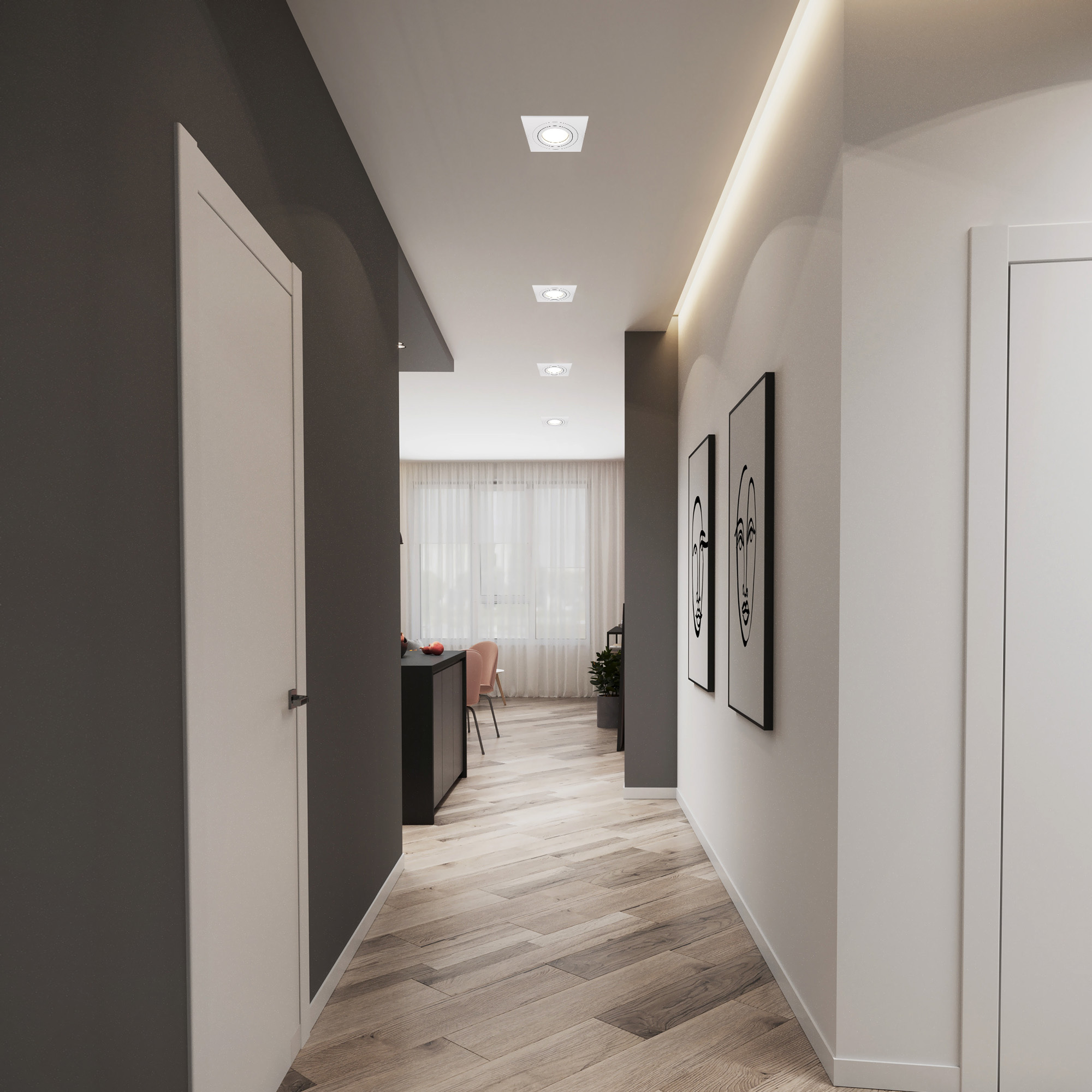 Картинка Встраиваемый светильник Maytoni Atom DL024-2-01W