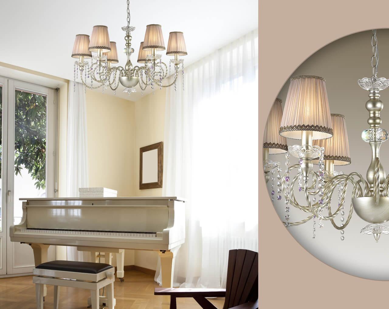 Картинка Подвесная люстра Odeon Light Aurelia 3390/6