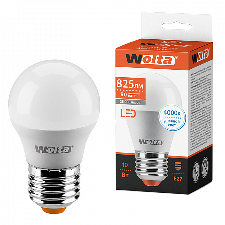 Картинка Лампа LED WOLTA 25S45GL10E27