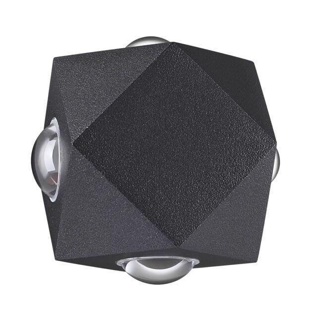 Уличный настенный светодиодный светильник Odeon Light Hightech Diamanta 4218/8WL