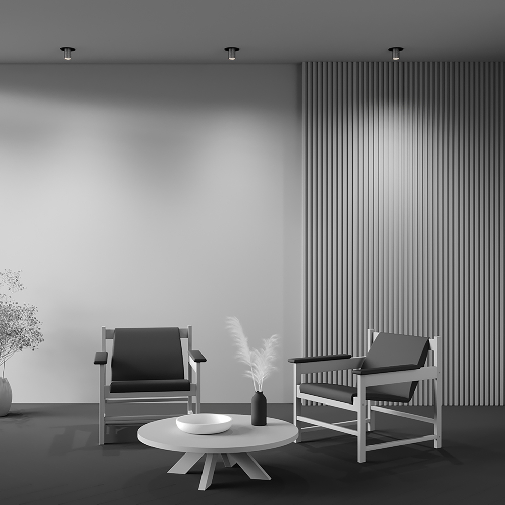 Картинка Потолочный светильник Technical C048CL-01-GU10-BBS