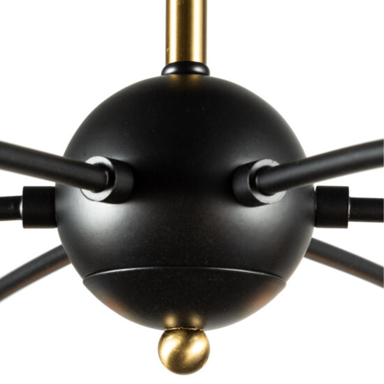 Картинка Потолочная люстра Arte Lamp Glasgow A1963PL-6BK