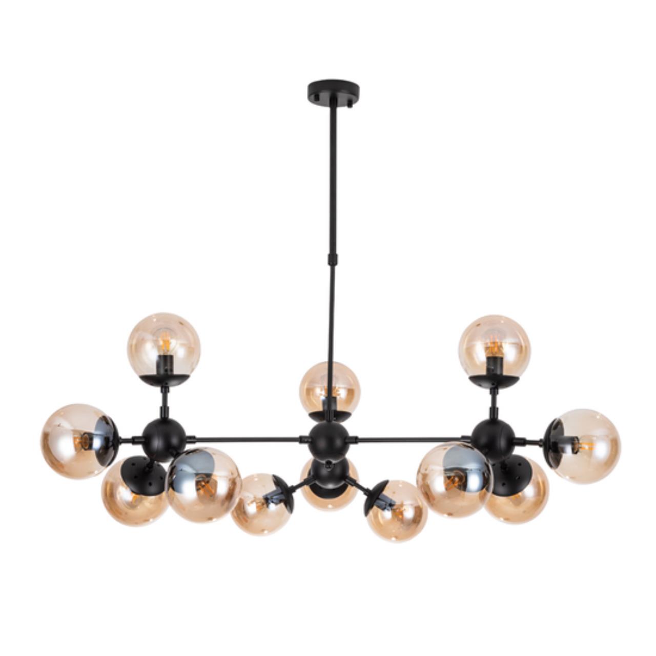 Картинка Подвесная люстра Arte Lamp BOLLA A1664SP-12BK