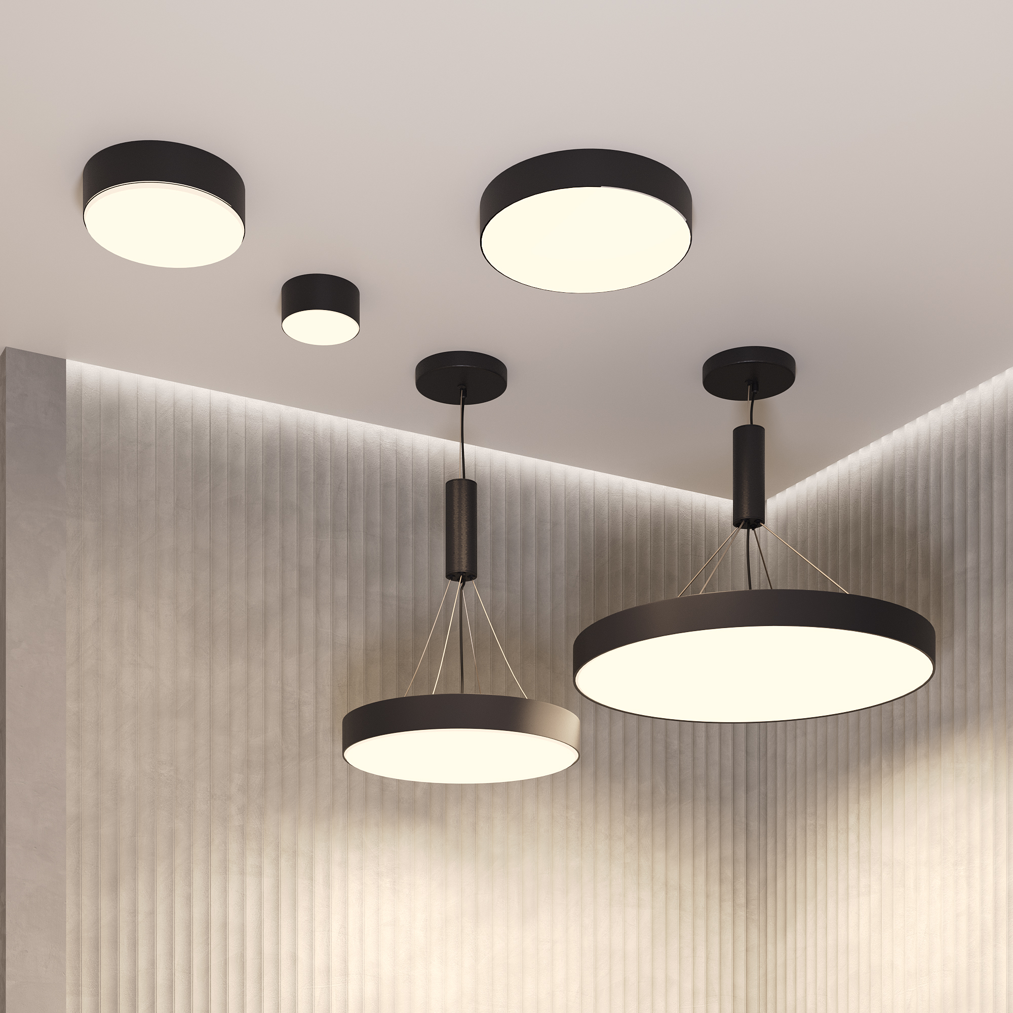 Картинка Потолочный светильник Technical C032CL-24W4K-RD-B