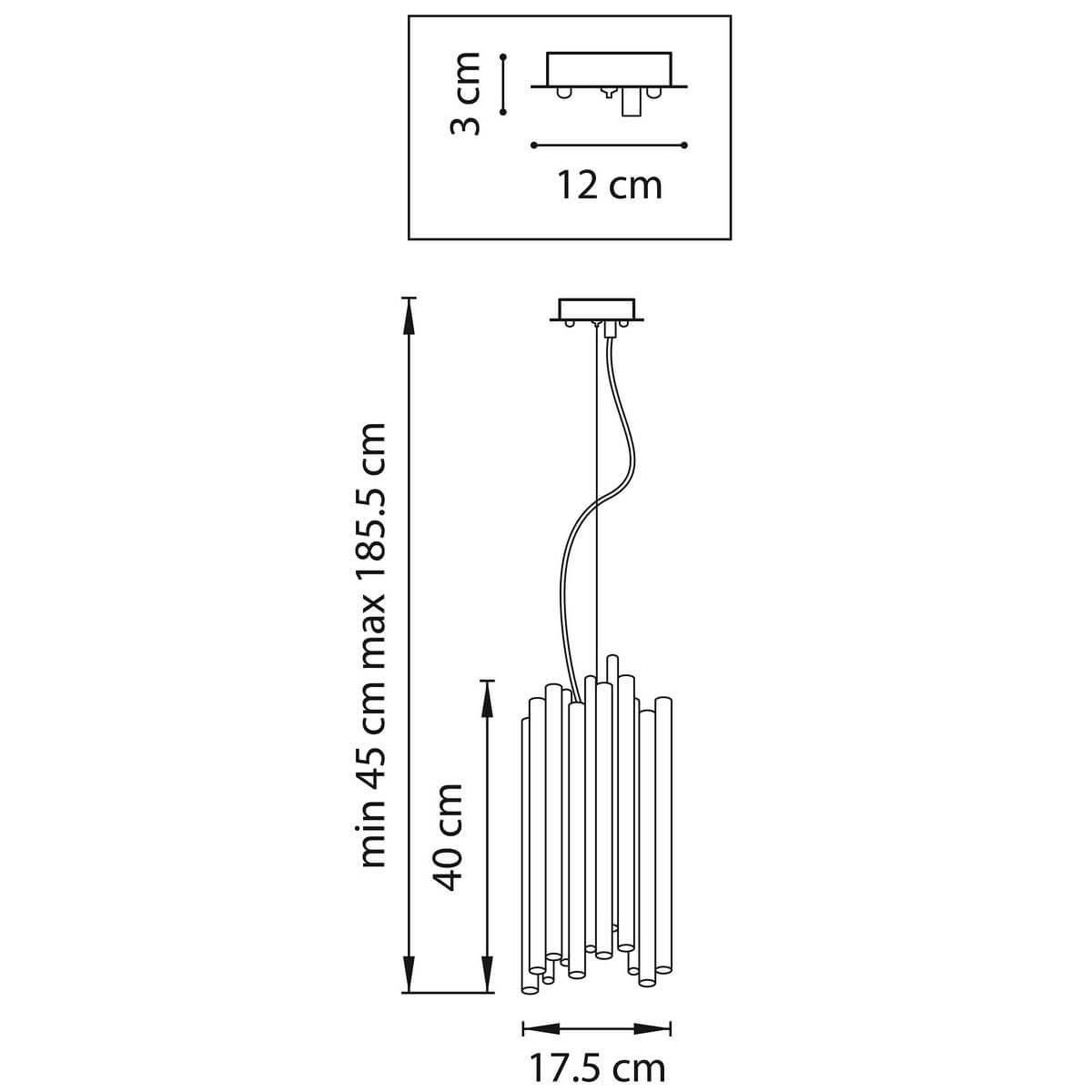 Картинка Подвесная люстра Lightstar Savona 816027