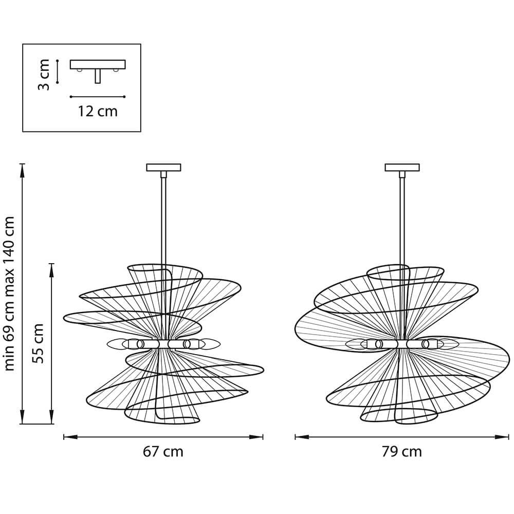 Картинка Подвесная люстра Lightstar Zeta 728183