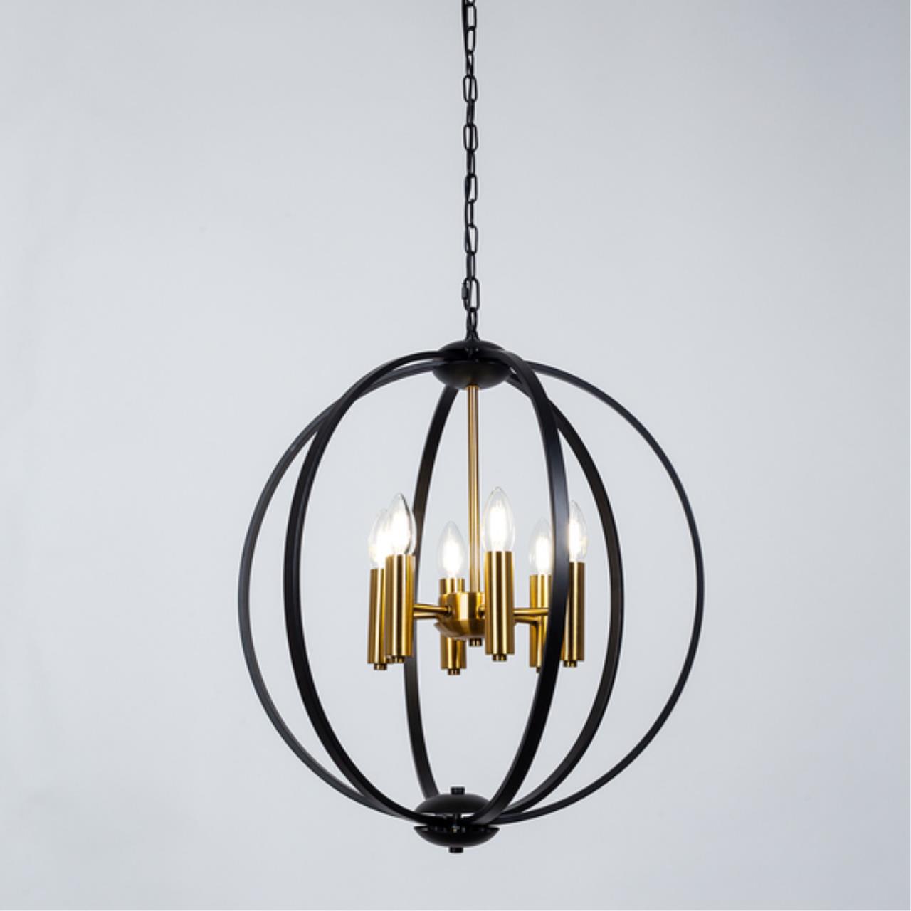 Картинка Подвесной светильник Arte Lamp CASTULA A7013SP-6BK