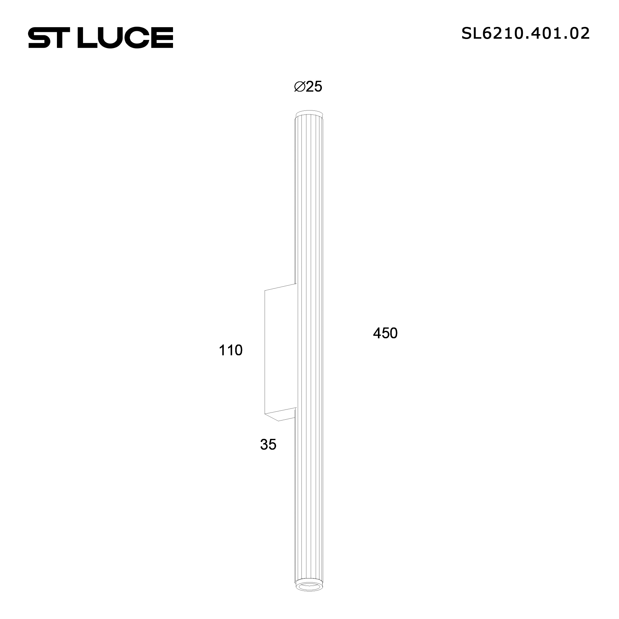 Картинка SL6210.401.02 Светильник настенный ST-Luce 
