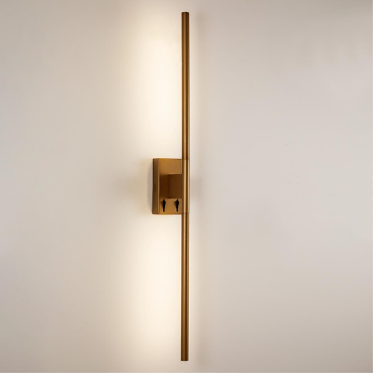 Картинка Настенный светильник Arte Lamp LINES A2029AP-1GO