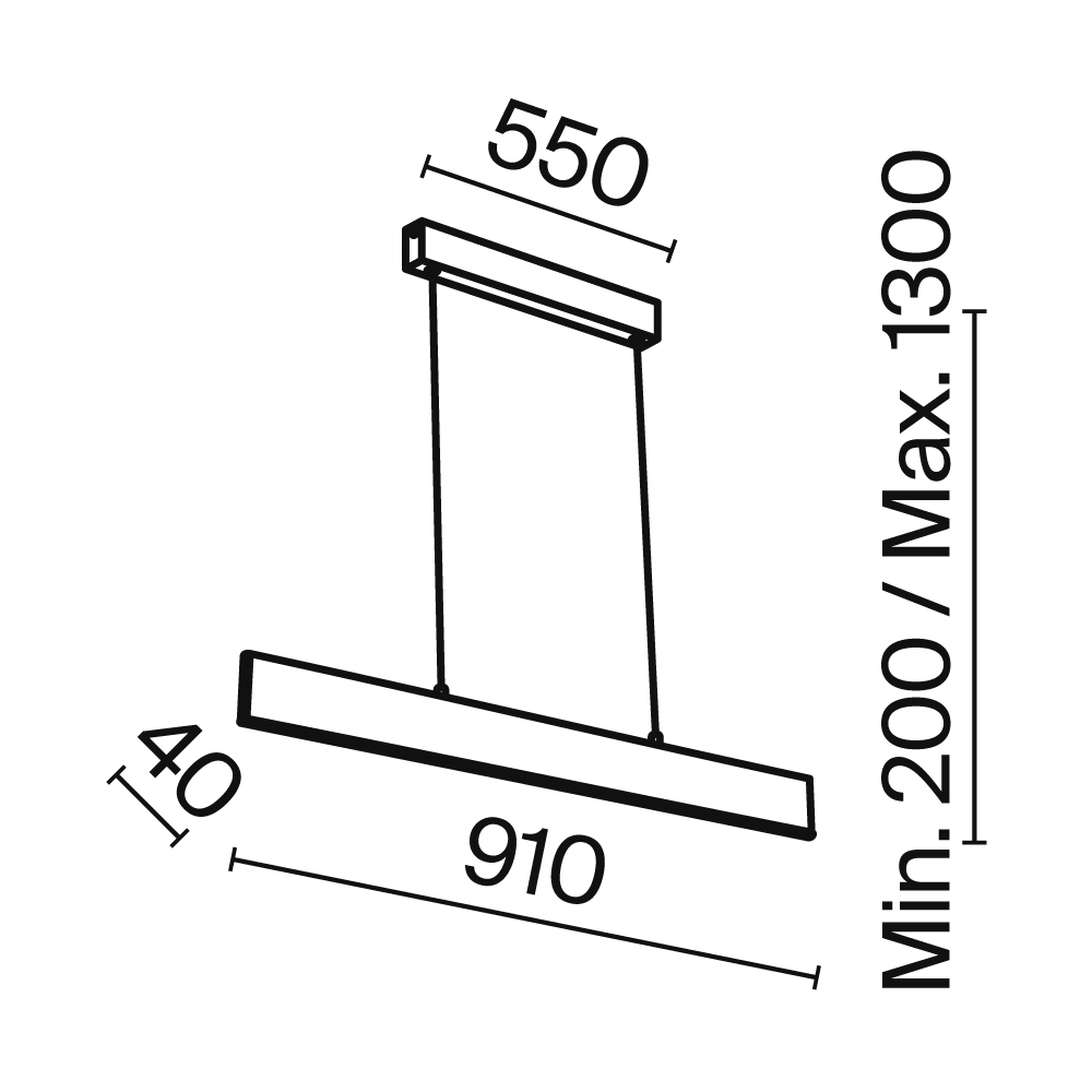 Картинка Подвесной светодиодный светильник Maytoni Step P010PL-L23W