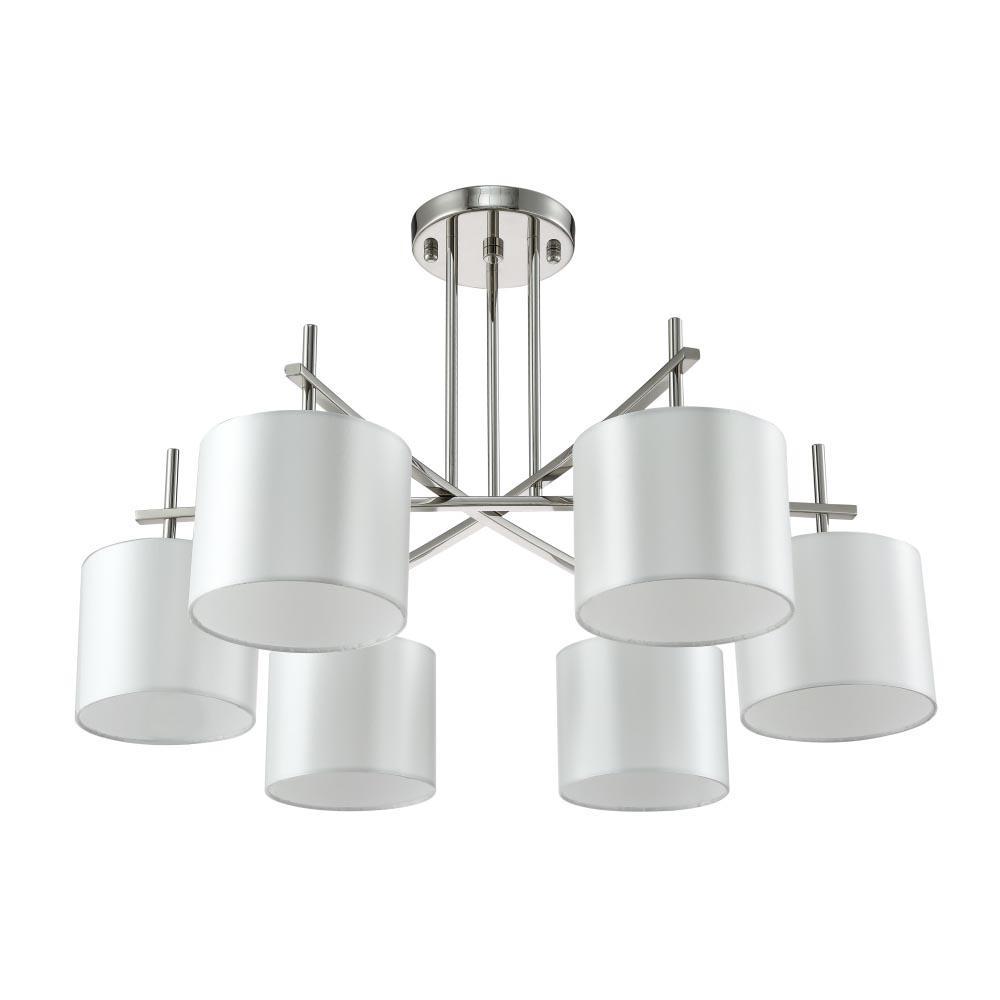 люстра crystal lux sergio pl6 nickel crystal lux 2900/306, доставка по Казахстану 