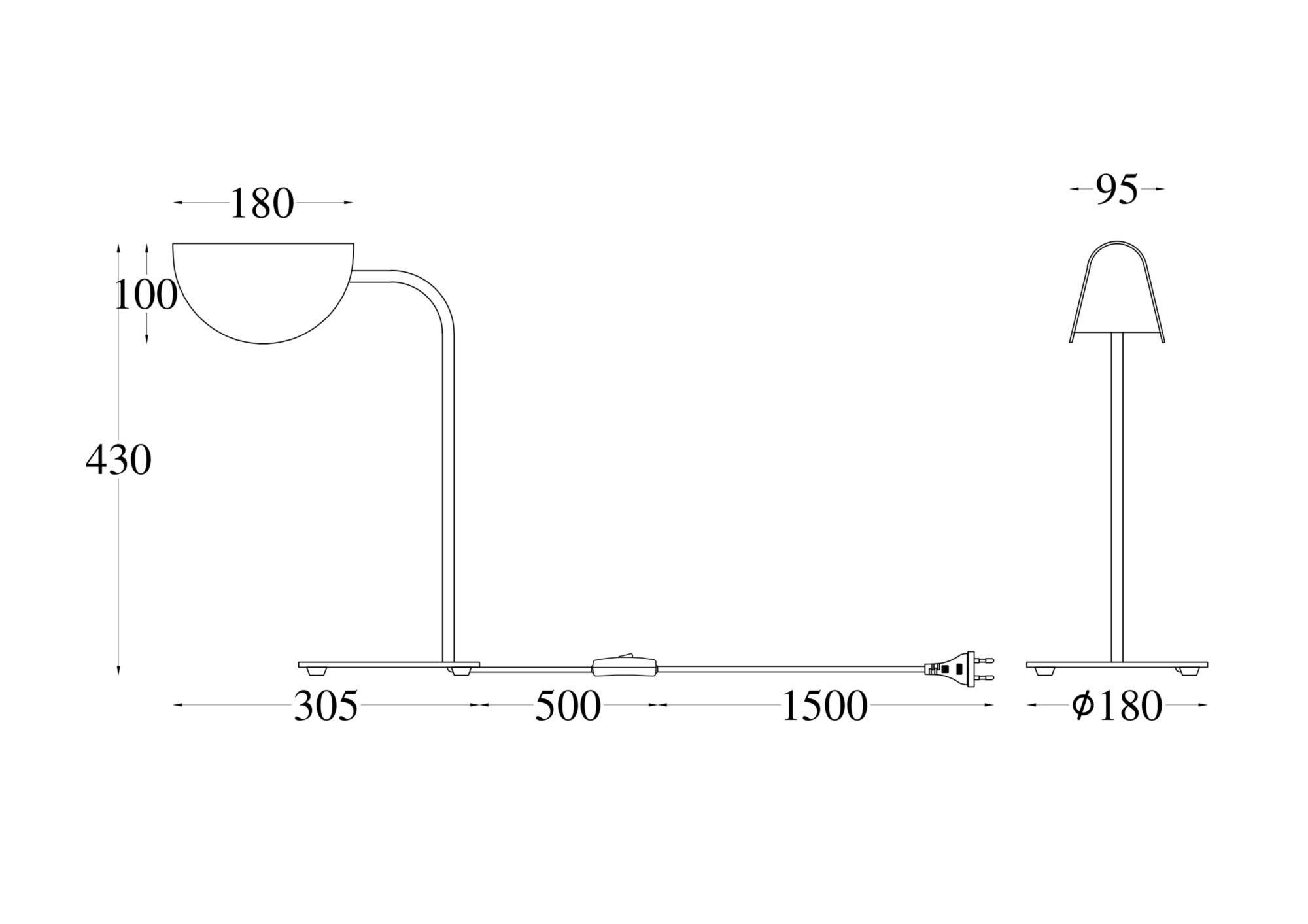 Картинка Настольная лампа Technical MOD126TL-01B