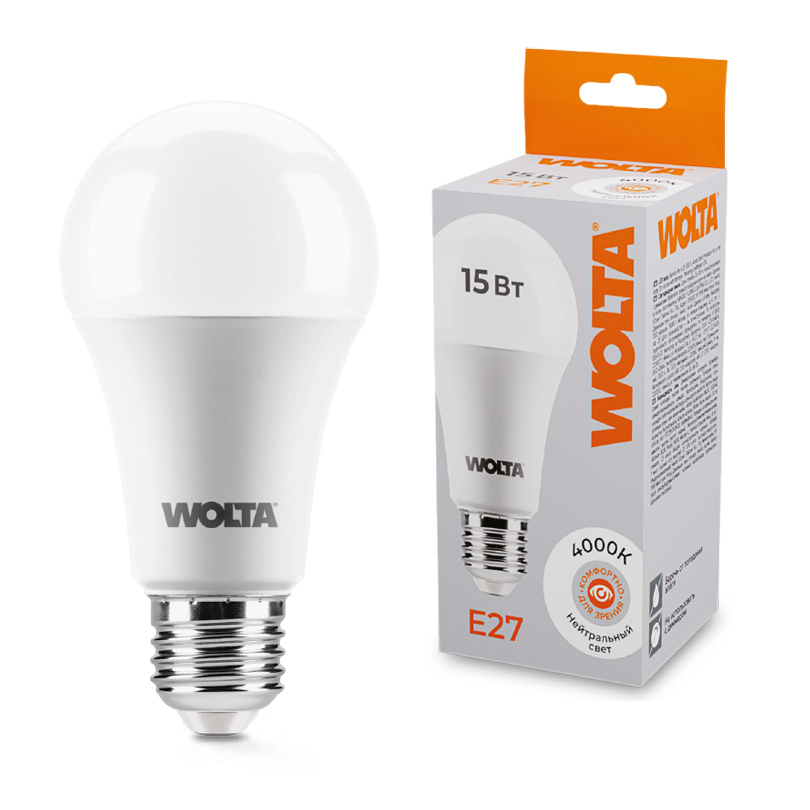 Картинка Лампа LED WOLTA 25S60BL15E27